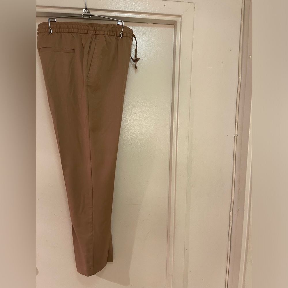 Brown Polyester And Cotton Pants - image 4